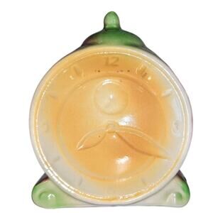 Vintage Shawnee Planter USA Hand Painted Figural Alarm Clock 4.5 inches high